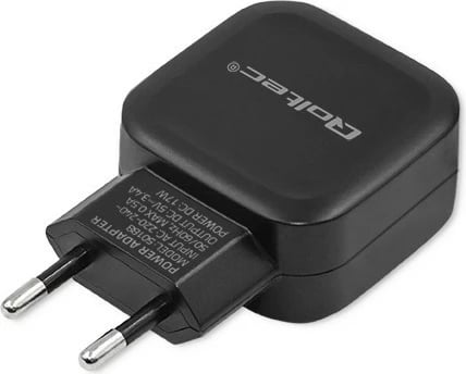 Karikues muri Qoltec 50188, 17W, 2xUSB + kabllo USB Type-C, i zi