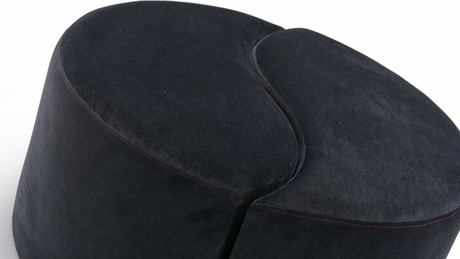 Puf Atelier del Sofa, Alis, ngjyrë antracit dhe rozë