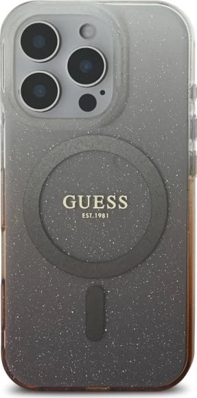 Mbështjellës Guess IML Glitter Gradient MagSafe për iPhone 16 Pro, Kafe Mbështjellës Guess IML Glitter Gradient MagSafe për iPhone 16 Pro, Kafe