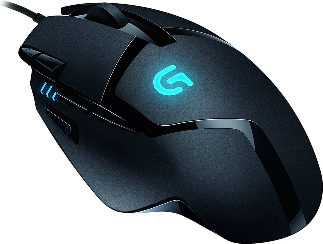 Maus gaming, Logitech, G402 Hyperion Fury 910-004067, me kabllo, butona të programueshëm, ndriçim LED, i zi
