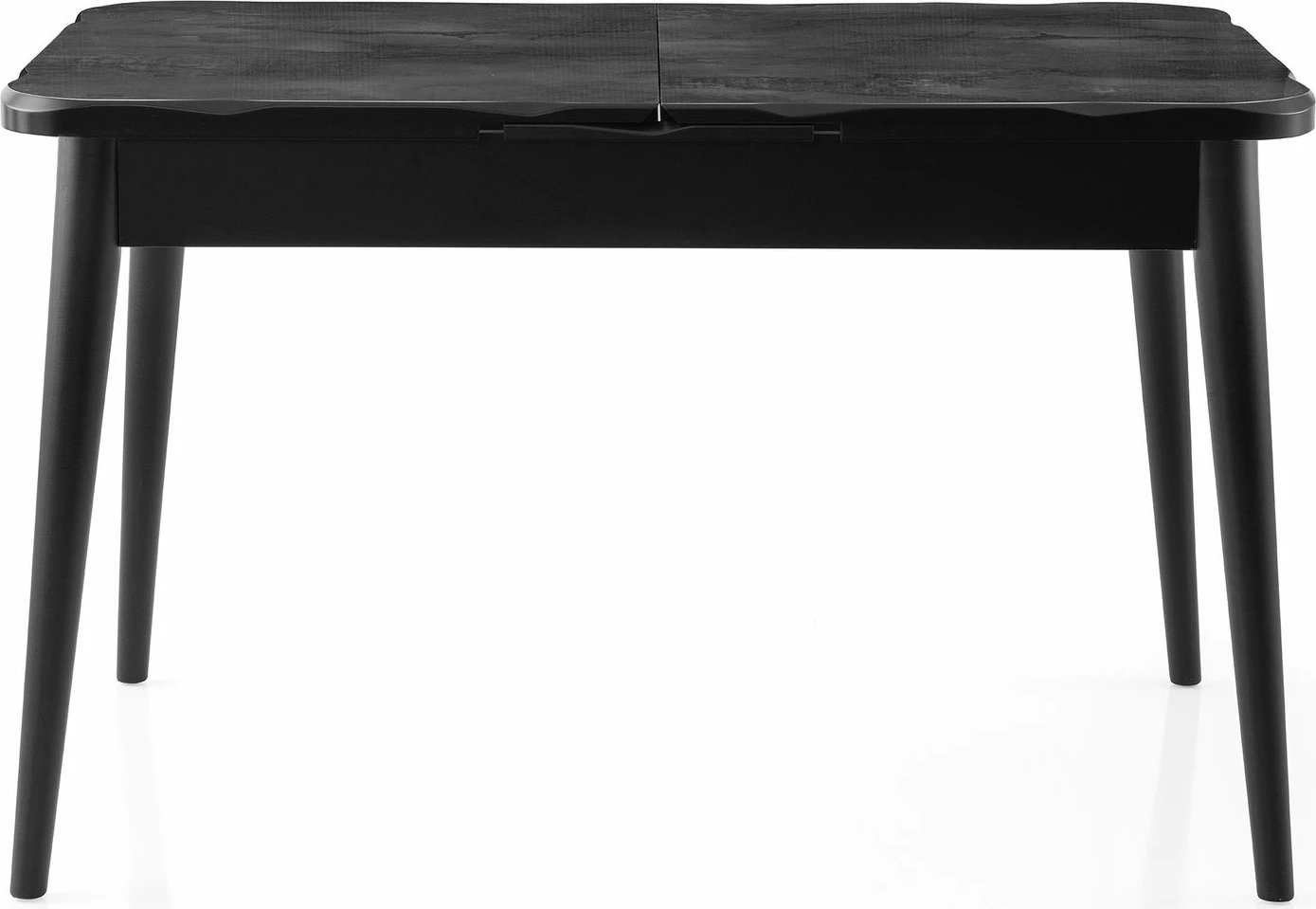 Tavolinë ngrënie me zgjatje, ngjyrë e zezë, Skye Decor, Crea - 2941