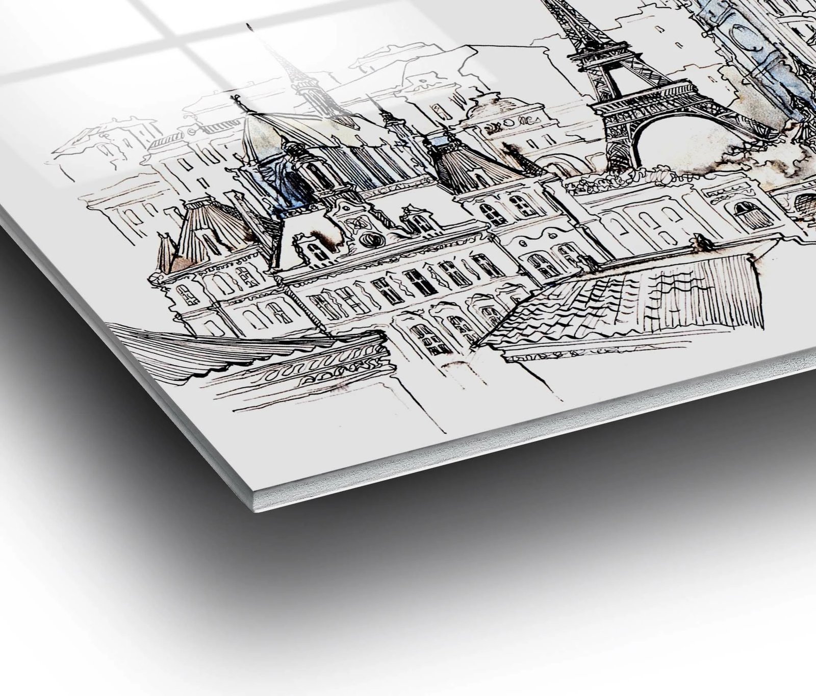 Pikturë dekorative prej xhami të temperuar, shumëngjyrëshe, UV-212, 70x100cm