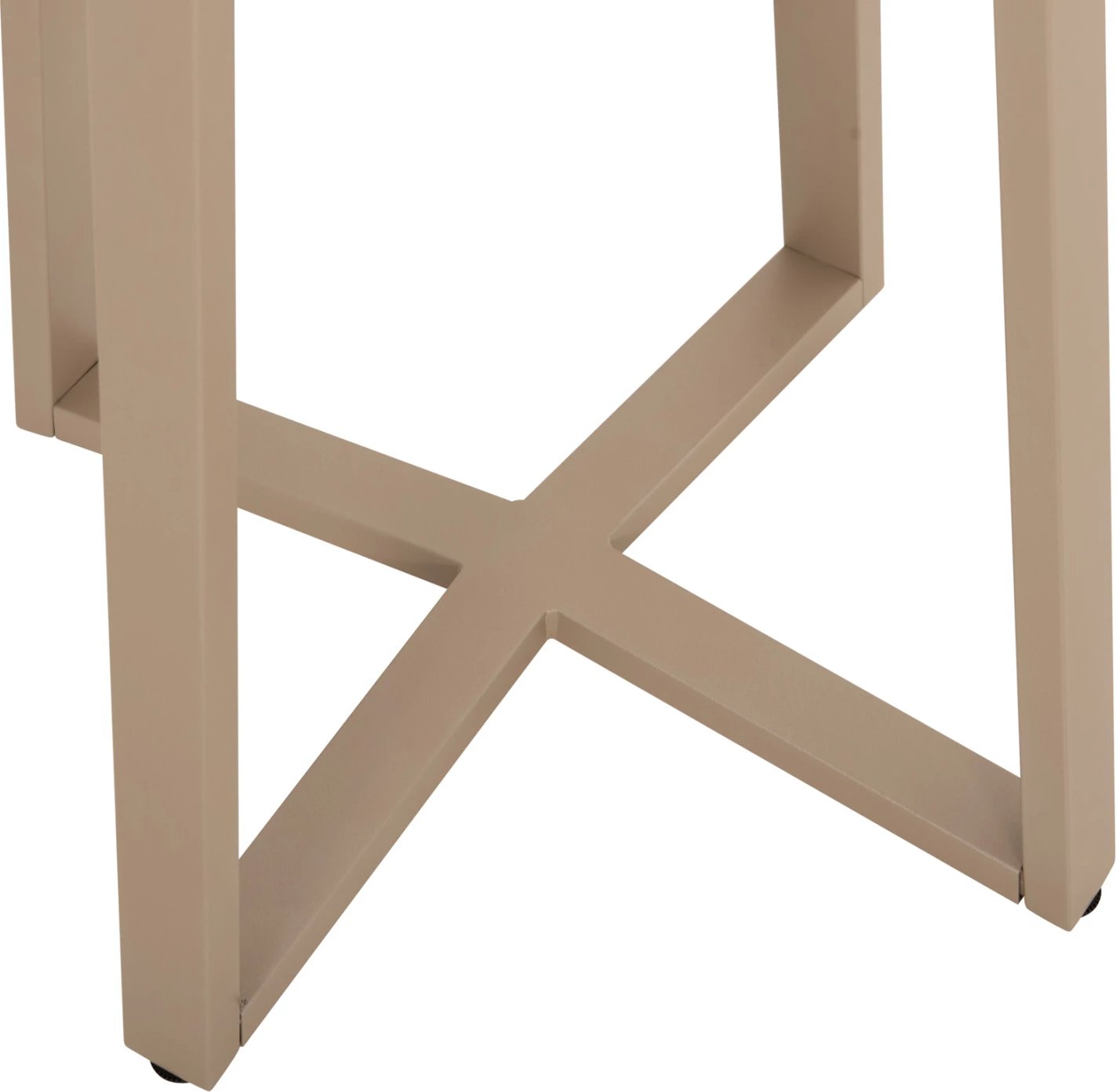 Baza e tavolinës për bar, lartësi mesatare, metal matte cappuccino, FH477.25, 50x50x90cm