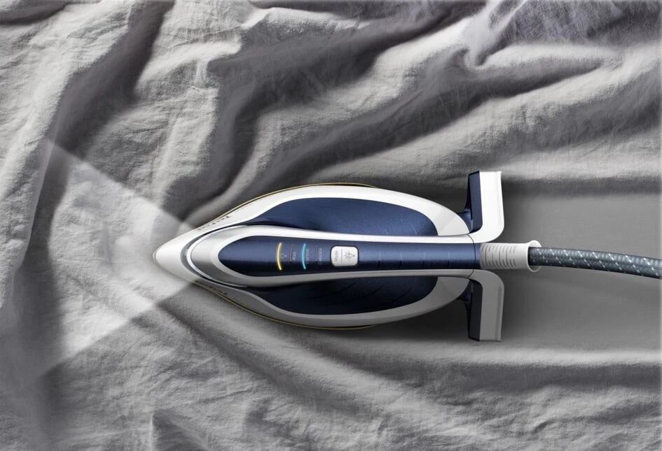 Hekur për hekurosje me mbajtëse Tefal Pro Express Vision GV9812E0, 3000W, 1.1L,