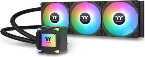 Ftohës me lëng Thermaltake LA360 ARGB Sync, 360mm, 3 ventilatorë, i zi