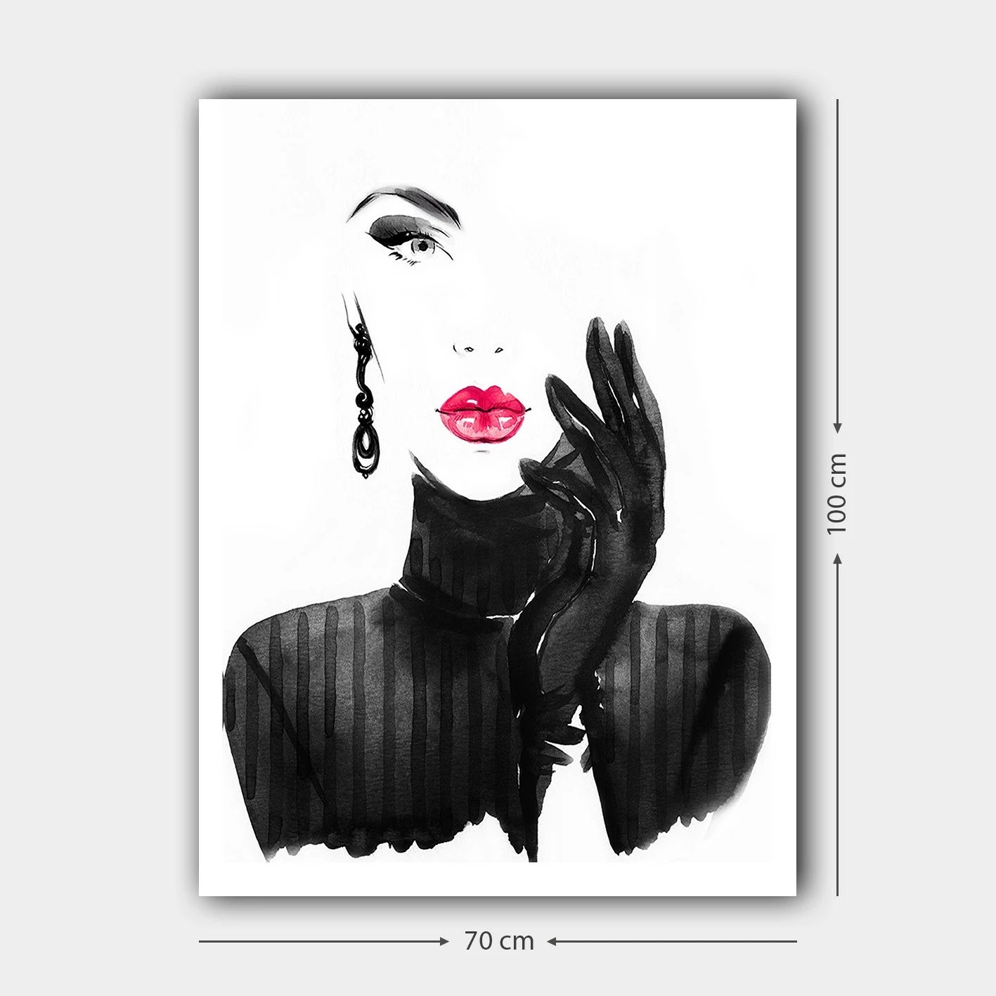 Pikturë dekorative në kanavacë, shumëngjyrëshe, 70x100cm, 460140547_70100