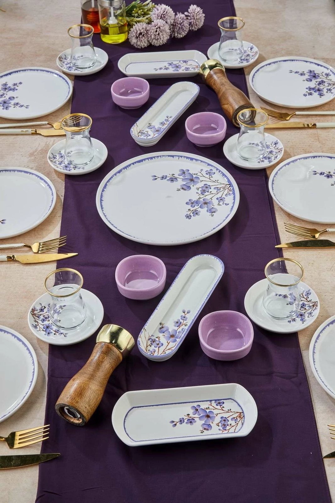 Set mëngjesi 21 pjesësh, Hermia Concept, SakuraLila21