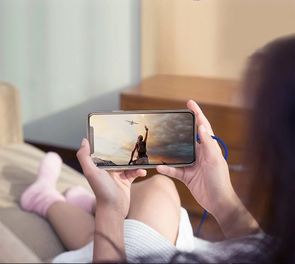 Kabllo Baseus Yiven, USB në Lightning, 1.8m, e zezë