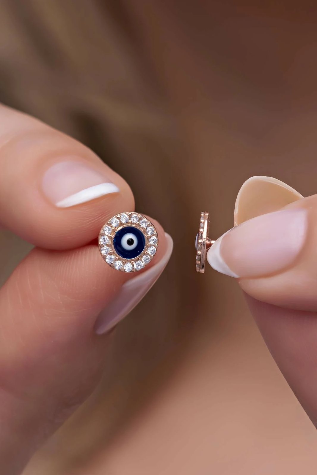 Vathë argjendi Jumeon, ngjyrë ari rozë dhe kaltër e errët, NRZ999133