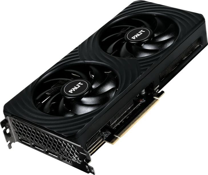 Kartelë grafike Palit RTX 5060 Dual OC 8GB GDDR7 e zezë