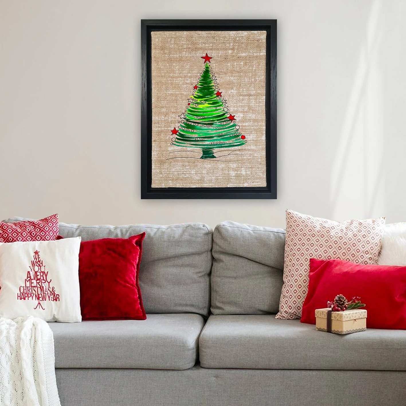 Pikturë dekorative në kanavacë me kornizë, shumëngjyrëshe, Wallity LSJ800709_3646, 36x46cm