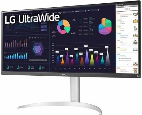 Monitor LG UltraWide 34WQ650-W 34" TFT/LCD, argjend/zi/bardhë