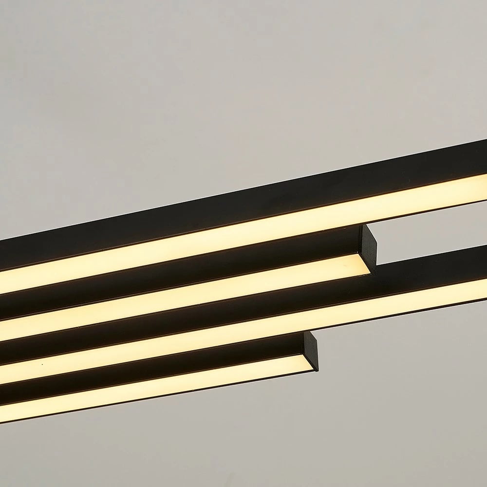 Llambë tavani moderne Opviq, e zezë, L1250