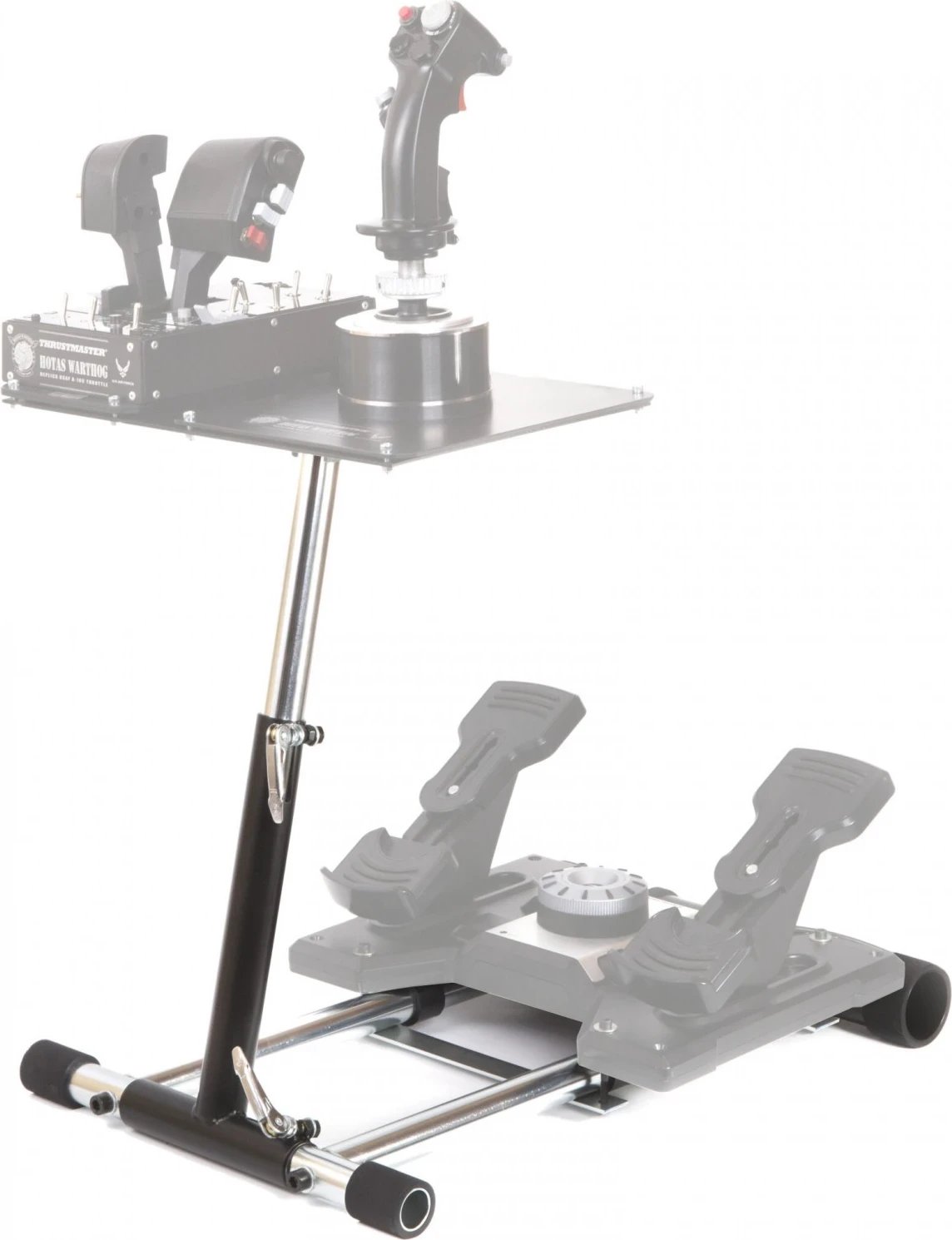 Stendë për timon Wheel Stand Pro Hotas Warthog, e zezë-argjendtë
