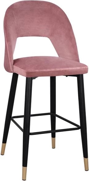 Karrige për bar Harper FH8526.02, ngjyrë mollë e kalbur, me kornizë metalike, 50Χ51Χ111cm, set prej 2 copë