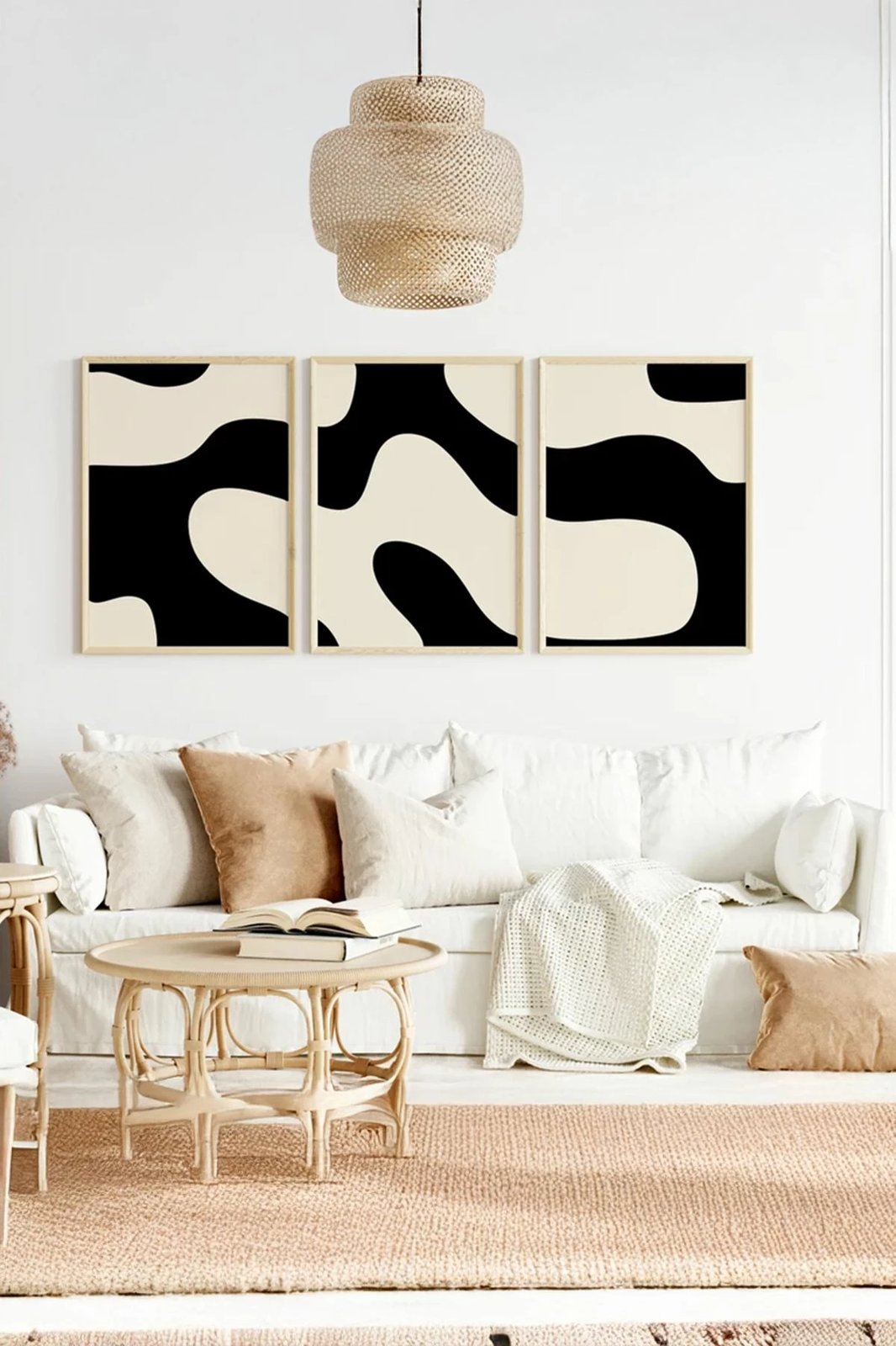 Pikturë dekorative me kornizë (3 copë), Wallity, Ersydata1-5070