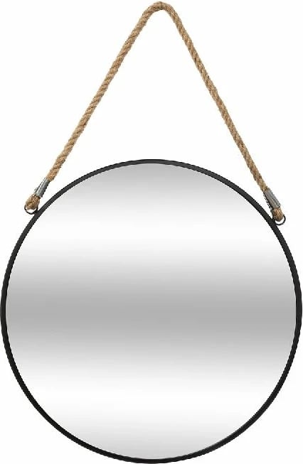 Pasqyrë PWD-0074 metalike e zezë 38x3x38cm