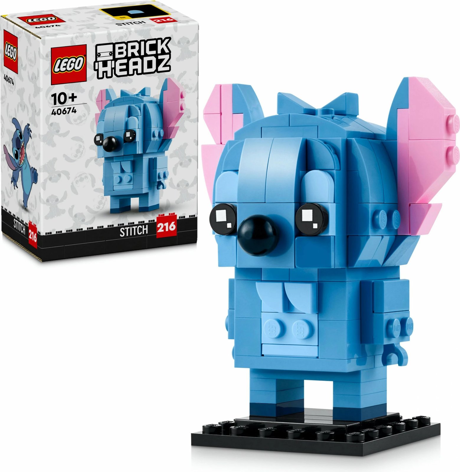 Set ndërtimi LEGO BrickHeadz 40674 Stitch, 152 pjesë, multikolor