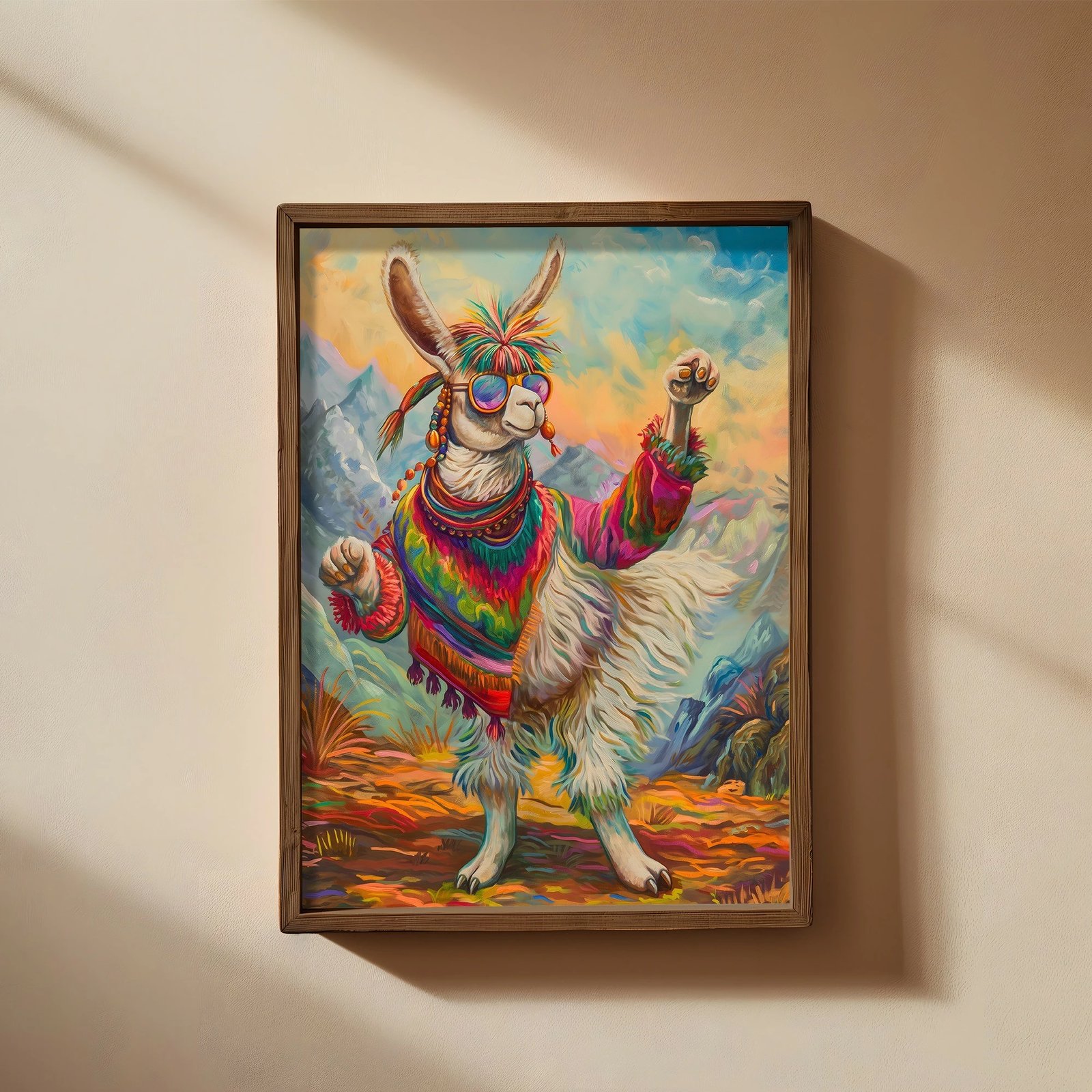 Pikturë dekorative me kornizë MDF, shumëngjyrëshe, Wallity, AI153, 35x47x3.5cm