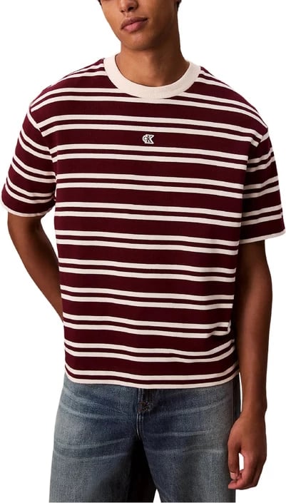 Maicë Calvin Klein Jeans për meshkuj, e kuqe