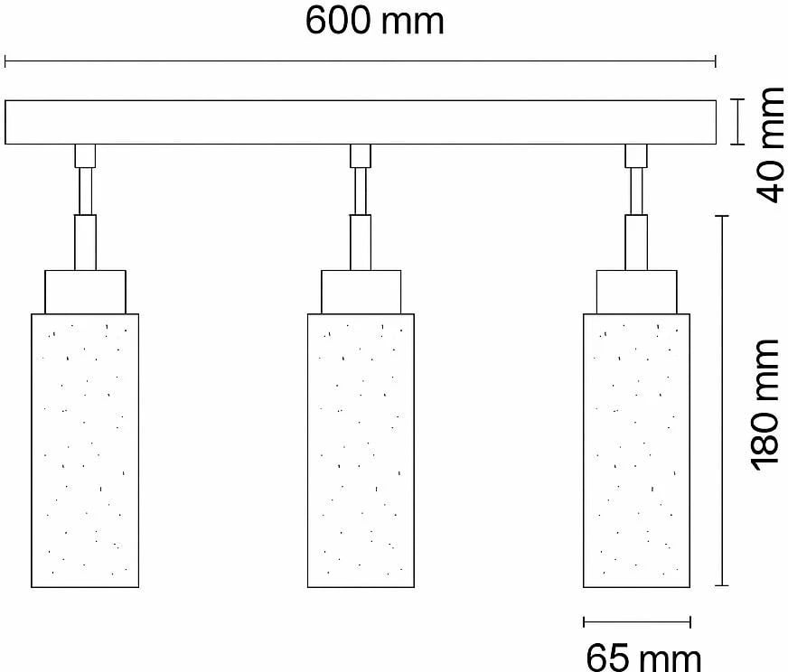 Llambë tavani Opviq, Lıebe, ngjyrë bezhë dhe arre