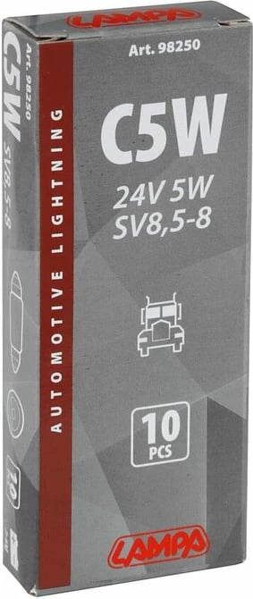 Lampa 24v 5w Sulfide 35mm Sv8,5-8 Kuti