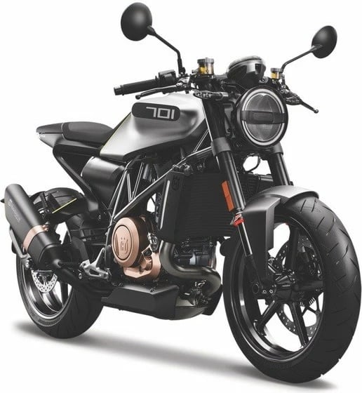 Model metalik motor Maisto Husqvarna Vitpilen 701 1:18, zi/gri