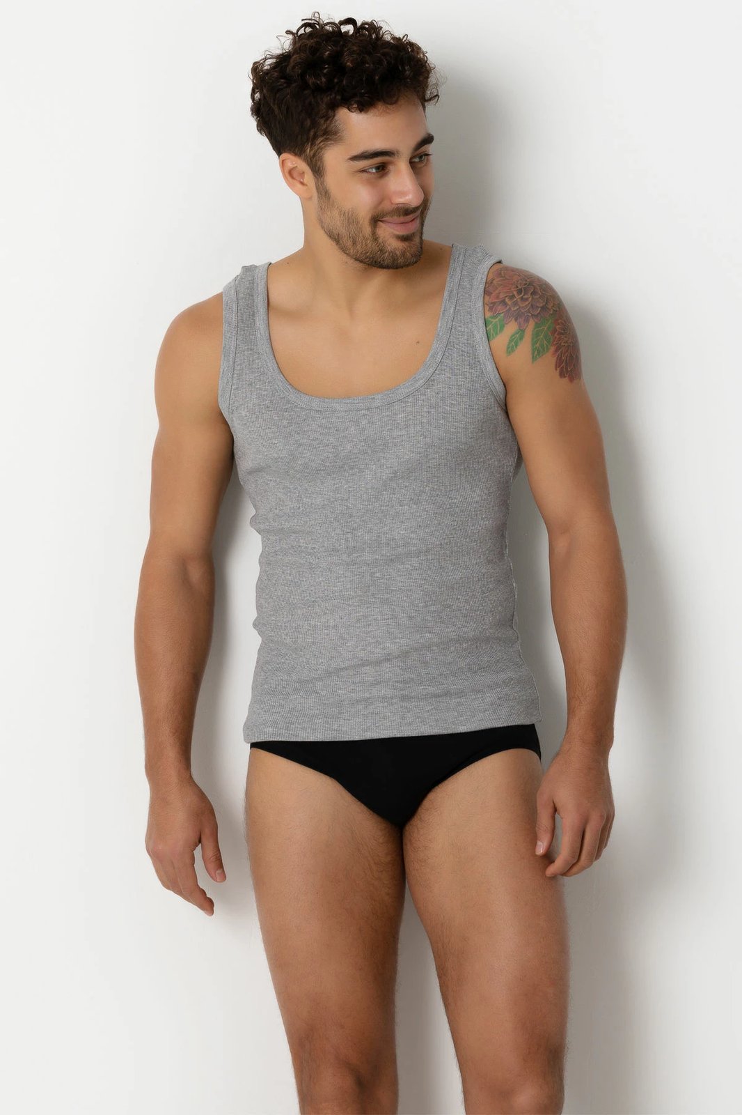 Fanellë e brendshme për meshkuj, Jumeon, 001-021005, ngjyrë gri