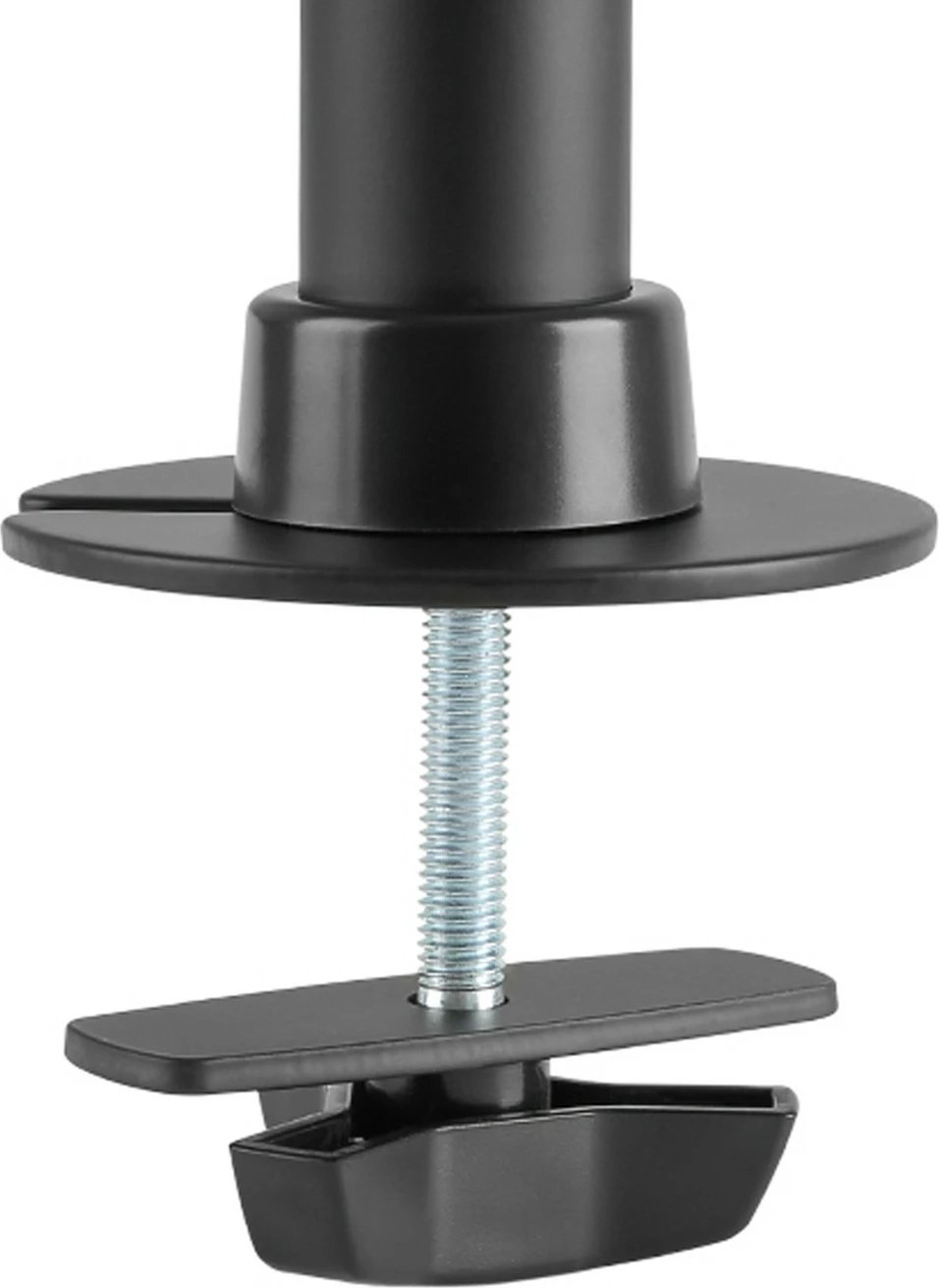 Mbajtës monitorësh Digitus Universal Triple, për 3 monitorë, VESA 100x100 mm, rregullim lartësie, i zi