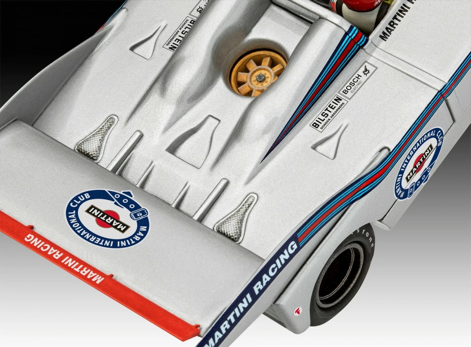 Model plastik makine Revell Porsche 917/10, 1:32, 64 pjesë, argjendtë