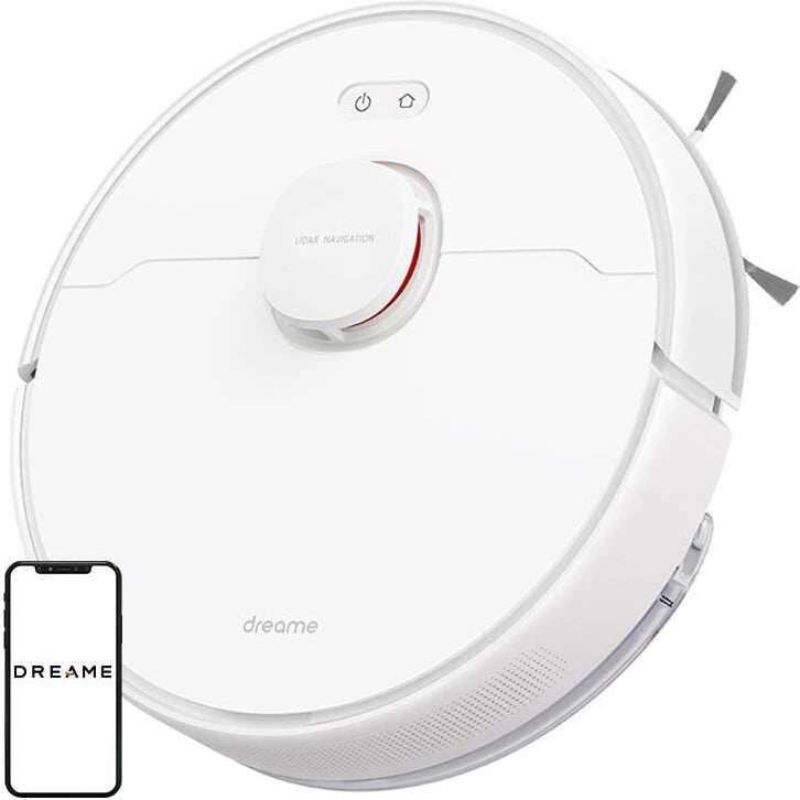 Robot fshirës, Dreame, F9 Pro RLF22GA, 2500 Pa, 3200 mAh, 0.57 L + 0.23 L, i bardhë