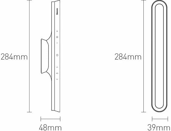 Llambë LED me magnet Baseus DGXC-02, e bardhë