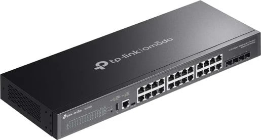 Switch i menaxhuar TP-Link Omada SG5428X, 28 porte, Gigabit Ethernet, i zi