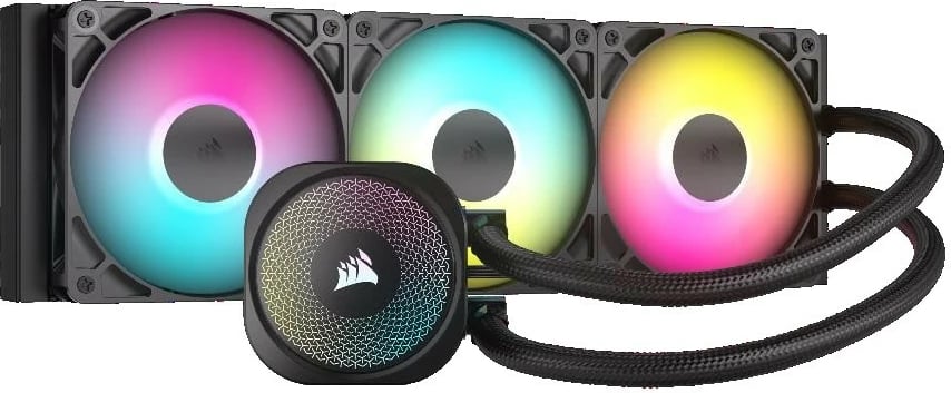 Ftohës CPU me ujë, Corsair NAUTILUS RS 360 ARGB CW-9060093-WW, radiator 360 mm, 3x120mm PWM 4-pin, kompatibil LGA1700/LGA1851/AM4/AM5 Ftohës CPU me ujë, Corsair NAUTILUS RS 360 ARGB CW-9060093-WW, radiator 360 mm, 3x120mm PWM 4-pin, kompatibil LGA1700/LGA1851/AM4/AM5