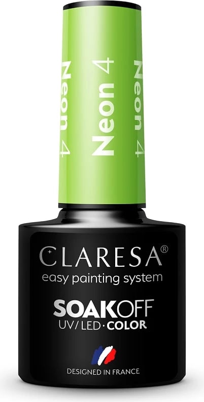 Llak për thonj Claresa Soak Off UV/LED Neon Hybrid 4.5g