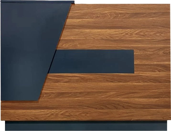 Banak pritjeje profesional Oscar, ngjyrë arre-antracit, 140x65x110cm