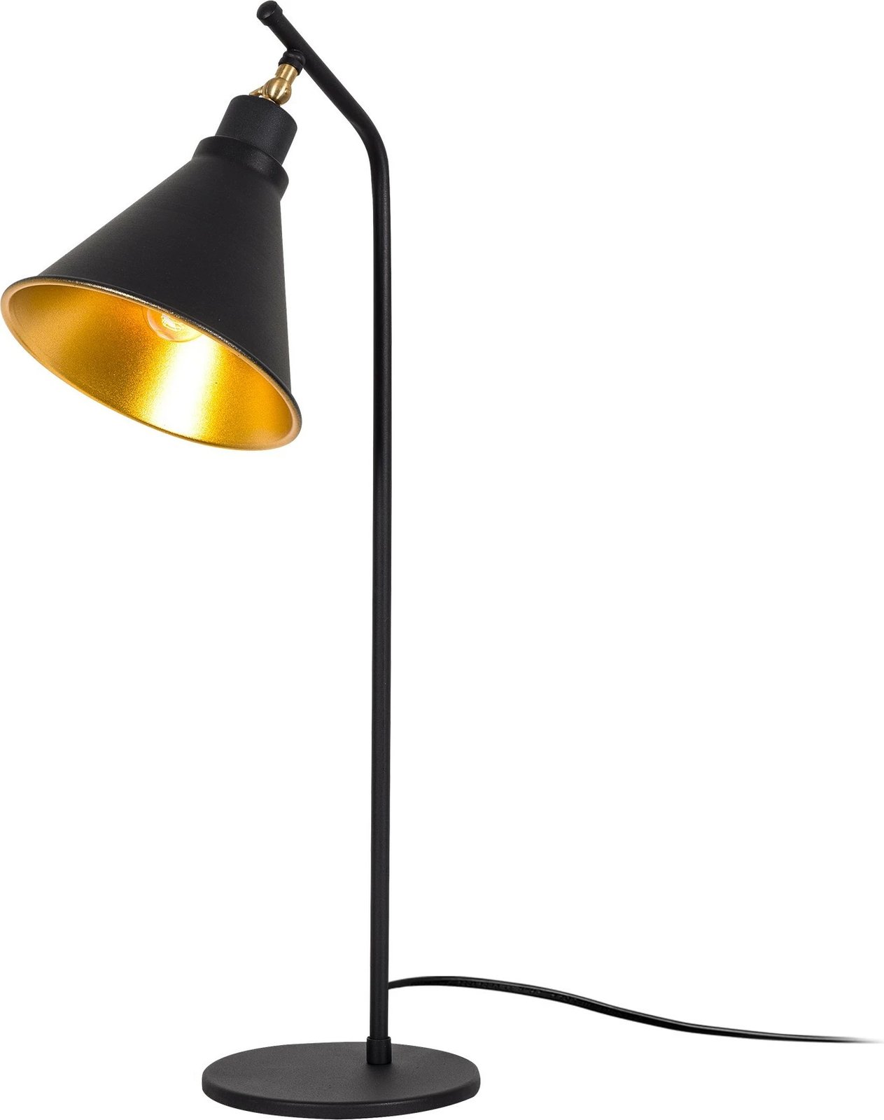 Llambë tavoline Opviq, Sivani, MR-608, e zezë dhe ari