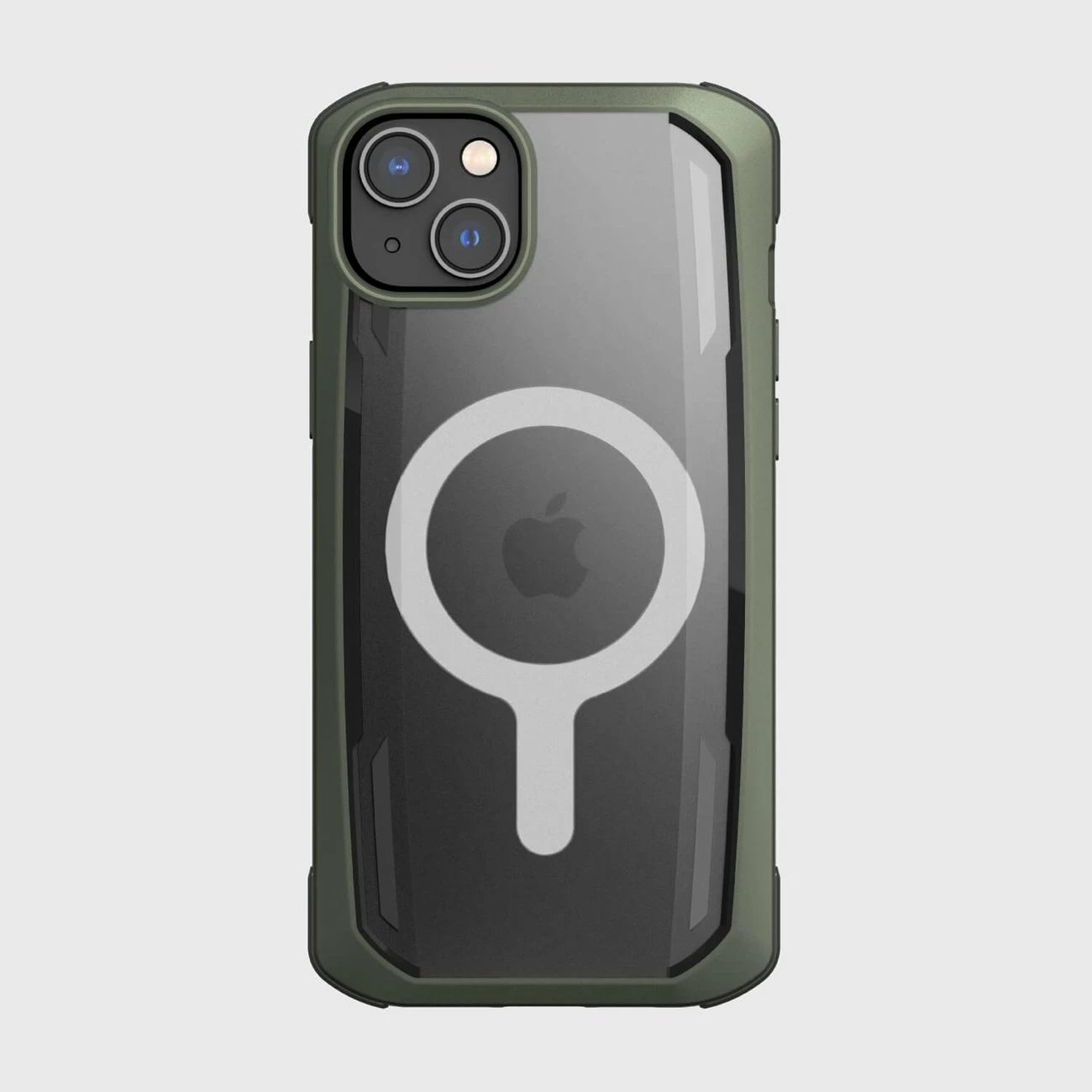 Mbështjellës Raptic X-Doria Secure Case për iPhone 14 Plus me MagSafe, i gjelbër