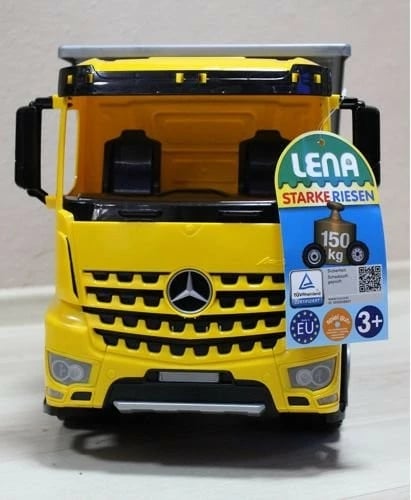 Kamion lodër Lena Mercedes AROCS, 63 cm, Argjend/Verë