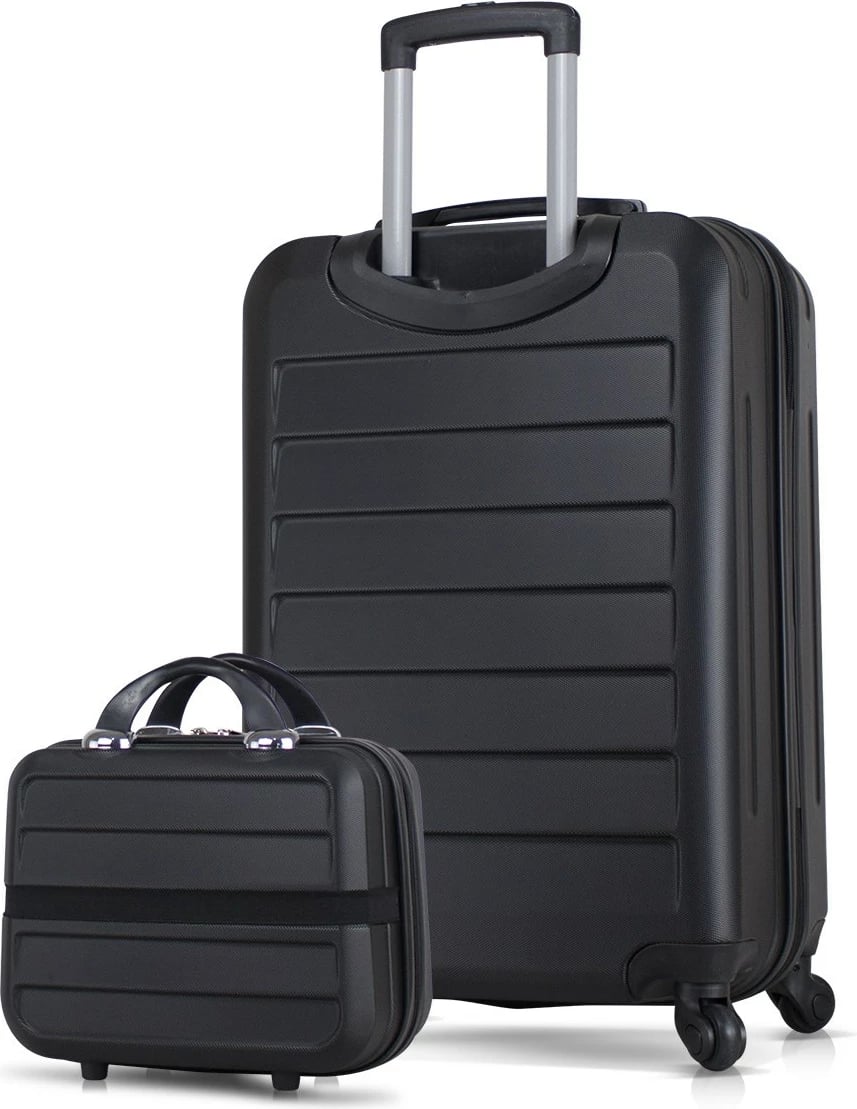 Set valixhesh (2 copë), ngjyrë e zezë, Zoozie Bags, 1642
