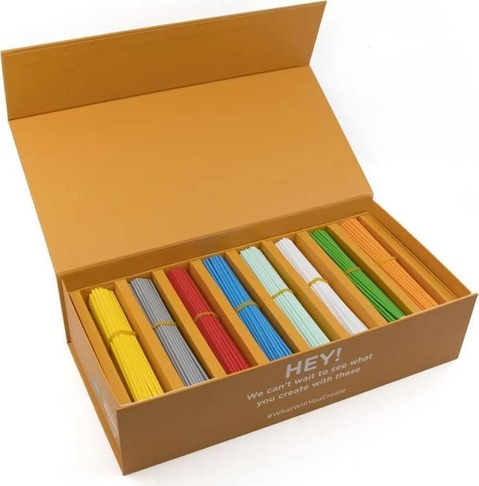Set plastikash për 3Doodler Start, 3Doodler, 8SPSFULLED, shumëngjyrëshe