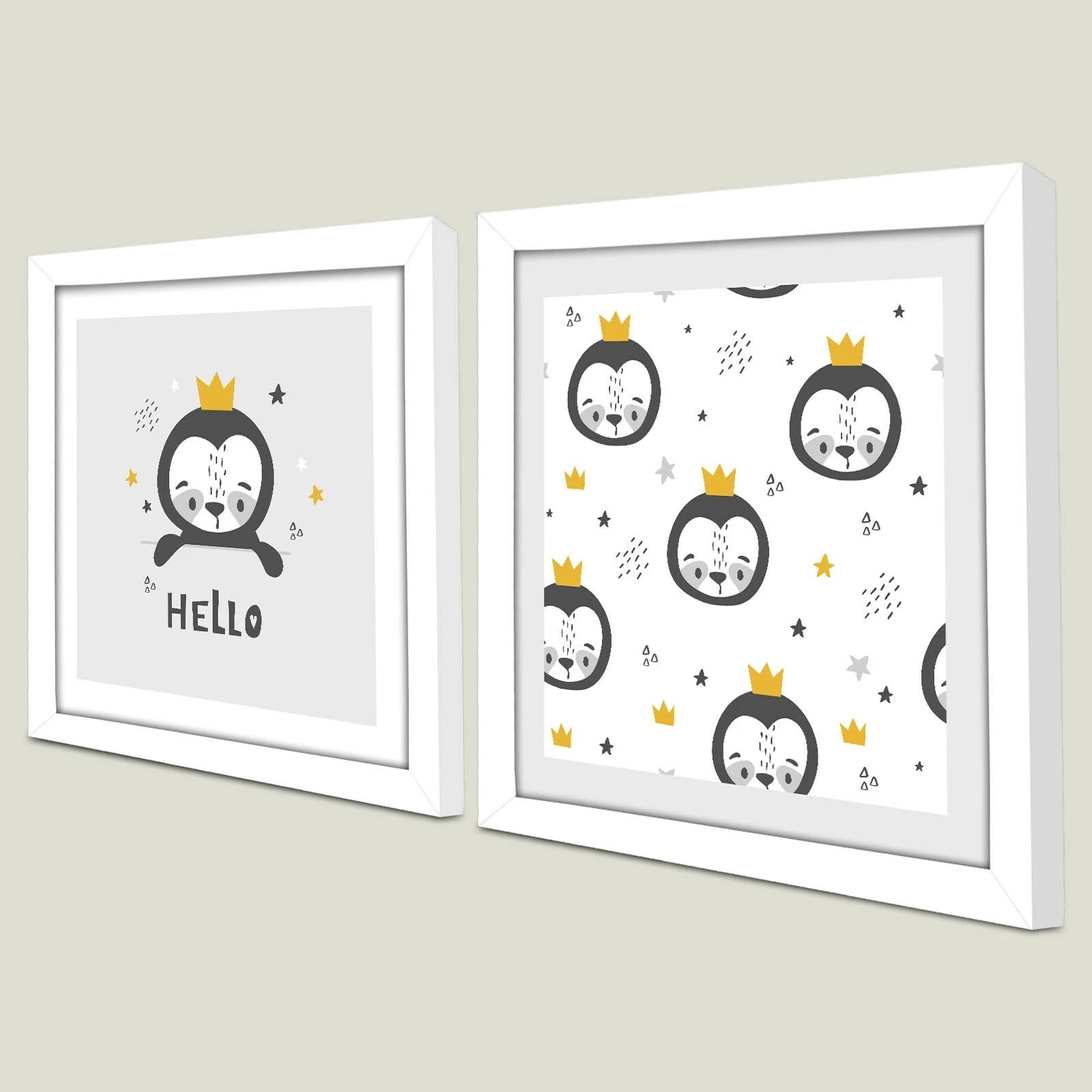 Pikturë dekorative me kornizë MDF (2 copë), Wallity, 2P3333BCT-017