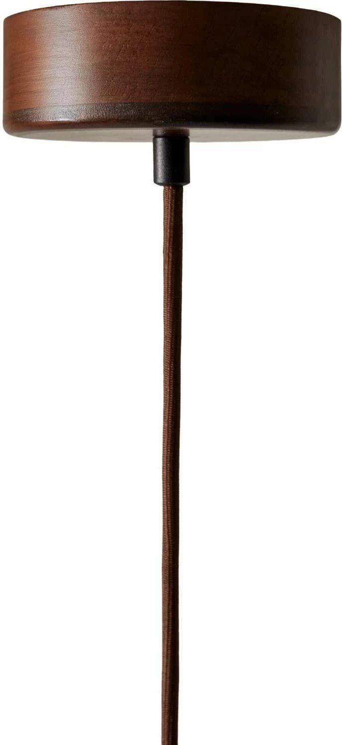 Llambë tavani Opviq, rrethore, ngjyrë arre dhe bezhë