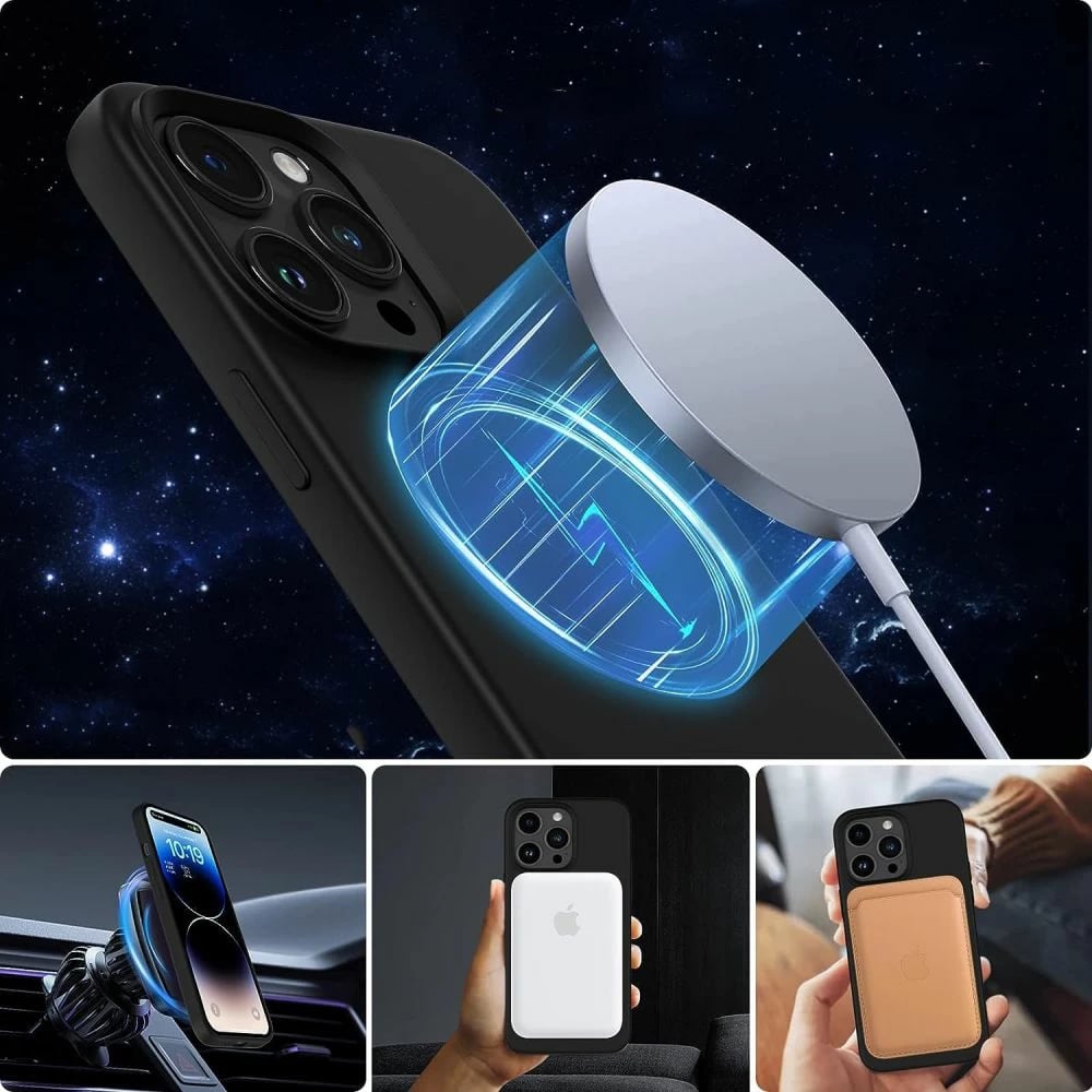 Mbështjellës Tech-Protect Silicone MagSafe për iPhone 13/14, Bezhe