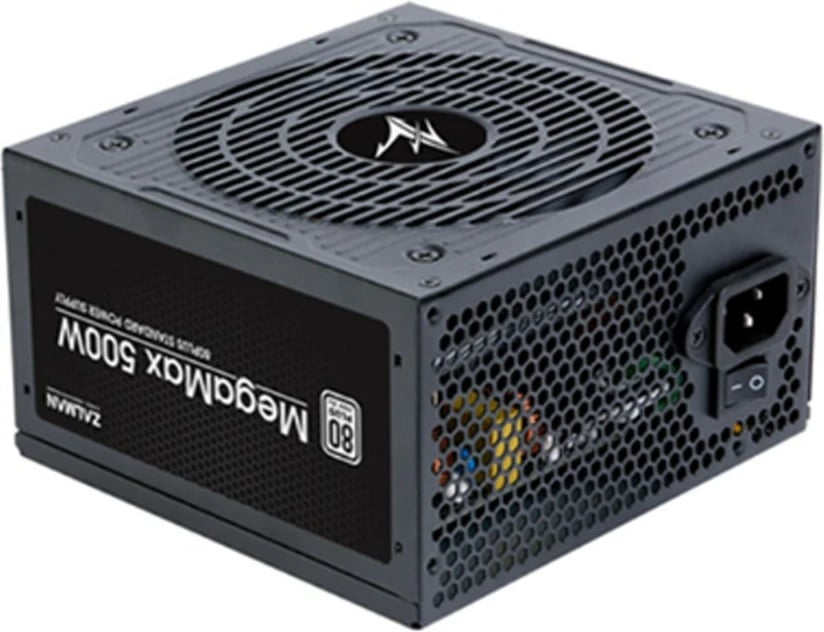 Furnizues energjie Zalman MegaMax 500W V2, 80 PLUS Standard, ZM500-TXII, i zi