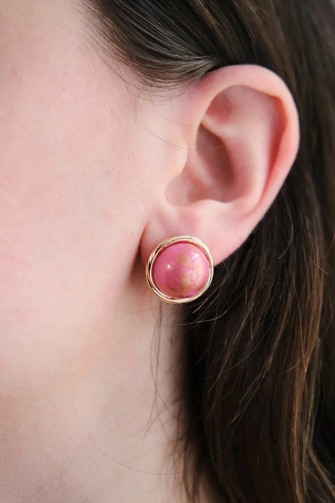 Vathë prej bronzi, ngjyrë ari, gur zirkoni, Jumeon