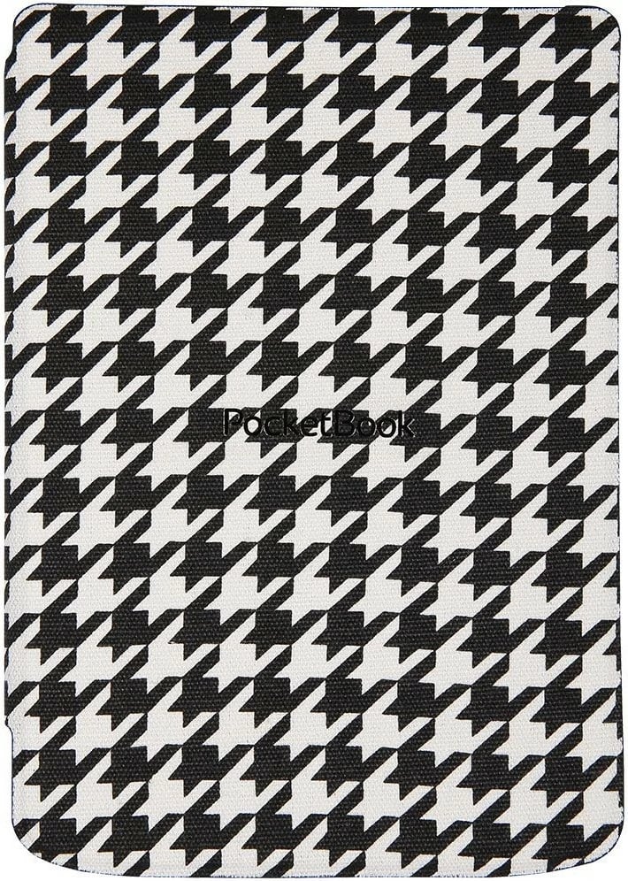 Mbështjellës Pocketbook Shell Cover Rhombus 6 inç, zi/bardhë