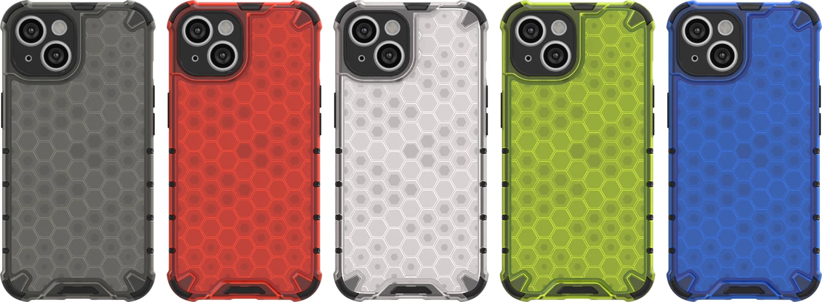 Mbështjellës Hurtel Honeycomb për iPhone 14, transparent Mbështjellës Hurtel Honeycomb për iPhone 14, transparent