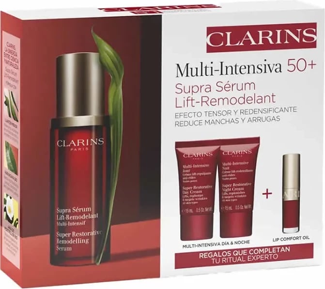 Set serum dhe krem për fytyrë Clarins Multi-Intensive Super Restorative unisex 30ml 4 copë