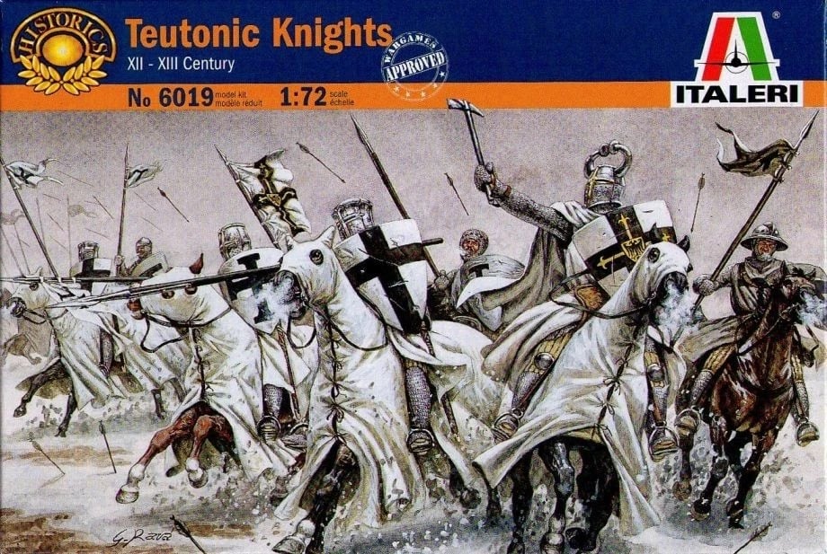 Set figurash plastike Italeri Teutonic Knights 1:72, 17 copë